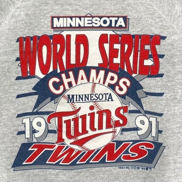 Retro Minnesota Twin Crewneck Sweatshirt, Minnesota Twin Sweatshirt - Picture 3 of 4